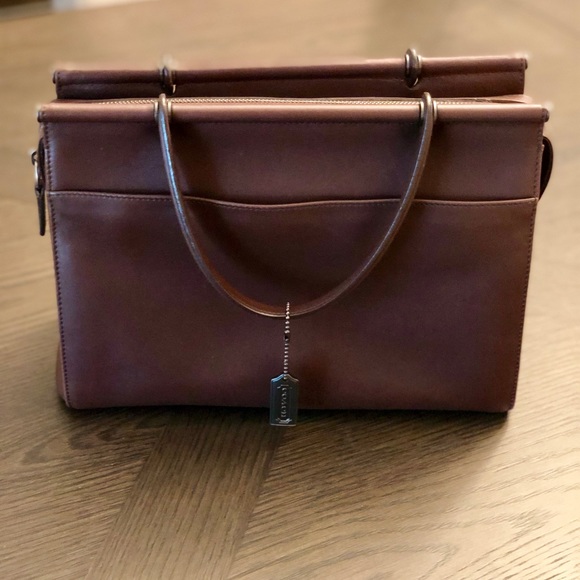 Coach Handbags - Vintage Coach Brown Leather Satchel